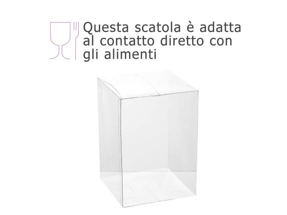 Rectangular PET box - food grade