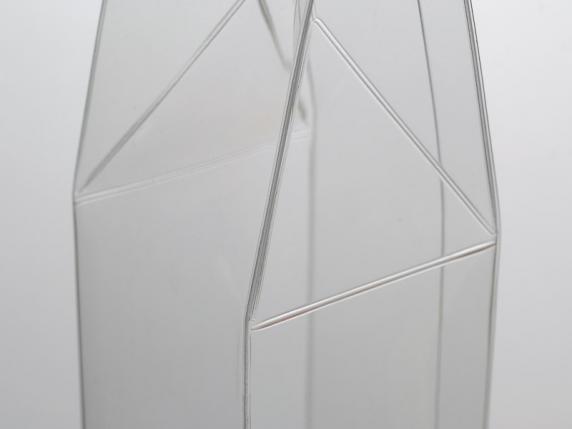 Tall rectangular PET box - food grade