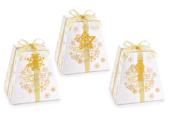 Caja de cartón para pandoro - panettone Regal Christmas