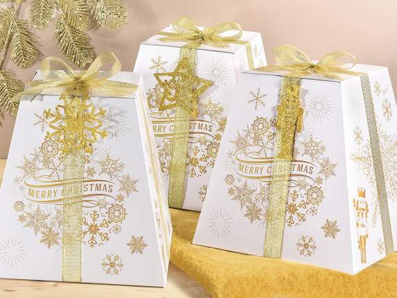 Cardboard box for pandoro - panettone Regal Christmas
