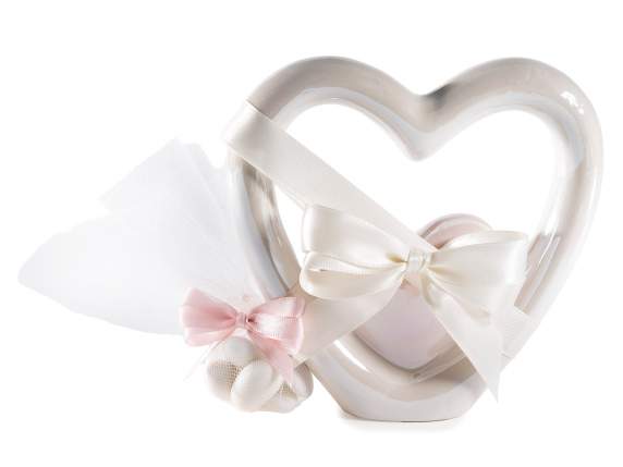 Panglică dublă din satin roz bomboane de 3 mm