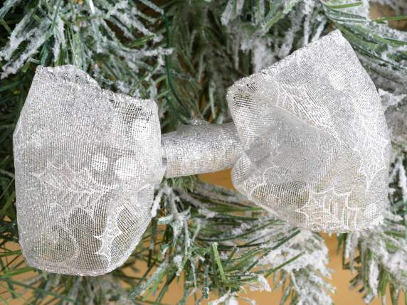 Panglică modelabilă de Crăciun cu decorațiuni cu sclipici