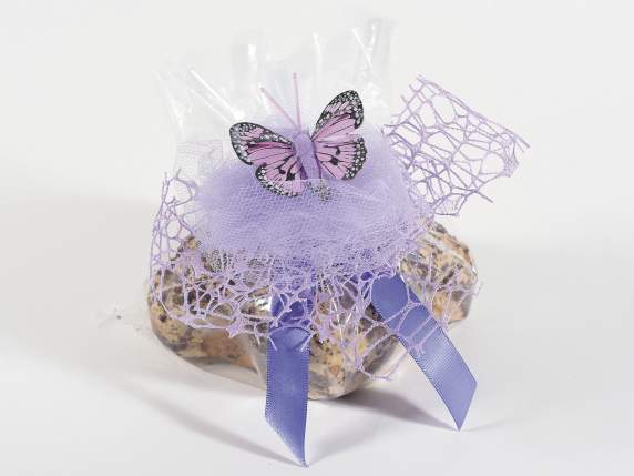 Coffret de 10 papillons peints à la main de tailles assortie