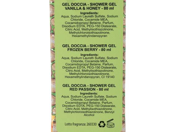 Set de regalo navideño para el hogar con 3 geles de ducha
