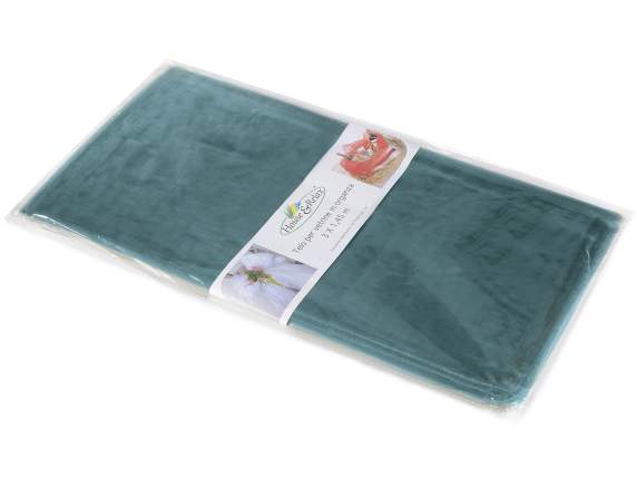 Simple peacock organza towel