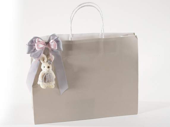 Lapin en peluche suspendu