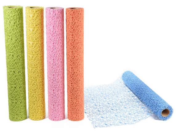 Rolă de 50 cm de plasă decorativă colorată