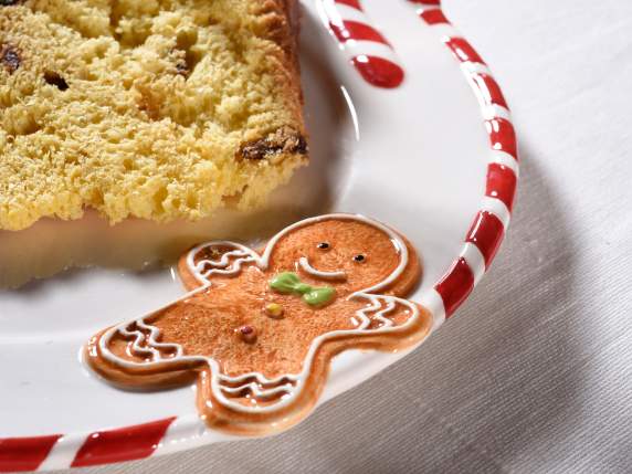 Juego de 3 platos de cerámica con decoraciones de galletas