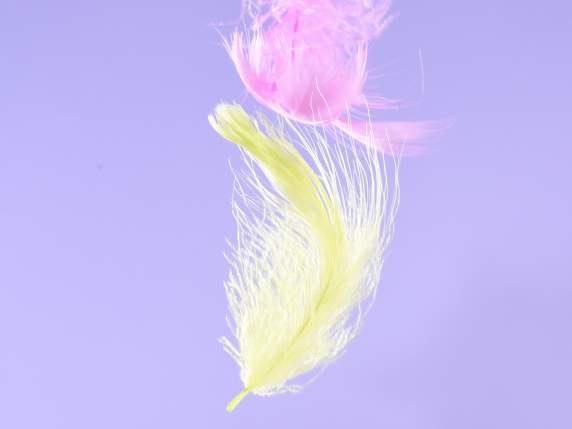 Pack de plumas de colores decorativas 20gr