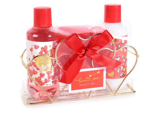 Set de regalo de San Valentín: 2 productos corporales (150 m