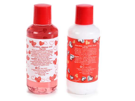 Set de regalo de San Valentín: 2 productos corporales (150 m