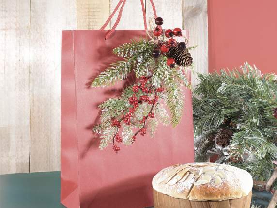 Pungă-plic mare de hârtie colorată cu mânere