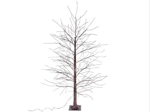 Luces de árbol marrones Diamond 1.80H, 1300 LED blanco