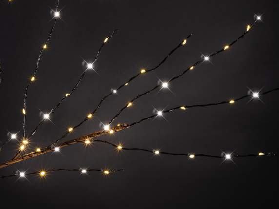 Luces de árbol marrones Diamond 1.80H, 1300 LED blanco