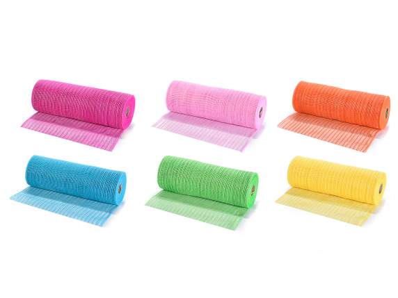 Roll of colored decorative net