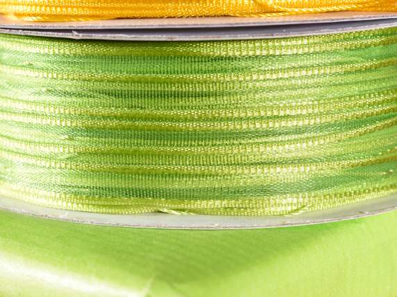 Ruban de voile de 6 mm avec lien vert pomme