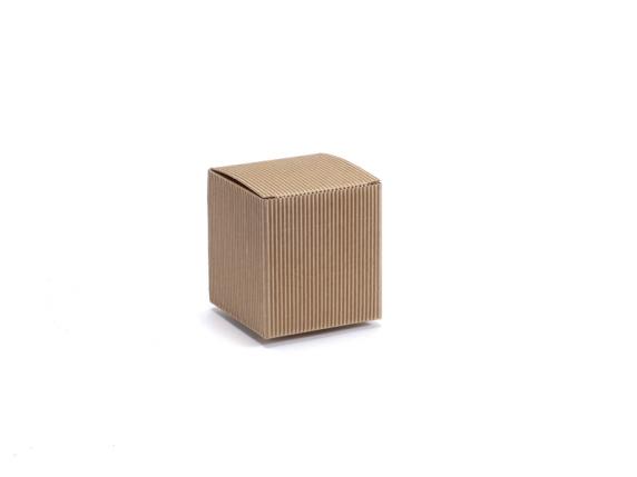 Rustikale natürliche quadratische Box