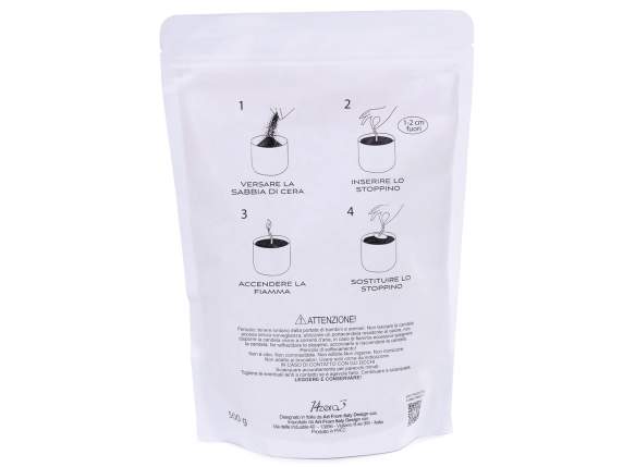 Paquet de 500 g de sable ciré coloré