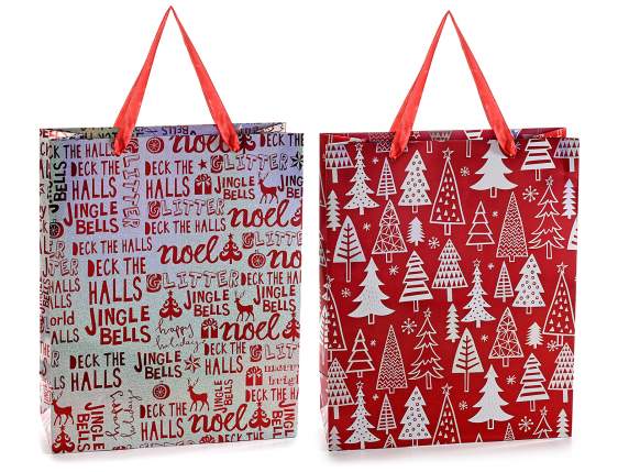 Rosso e Bianco ifeng Sacchetti per Bambini Sacco di Natale Sacco di Natale Sacchetti Regalo universali Accessori Natalizi Leggeri Uomo Anziano 