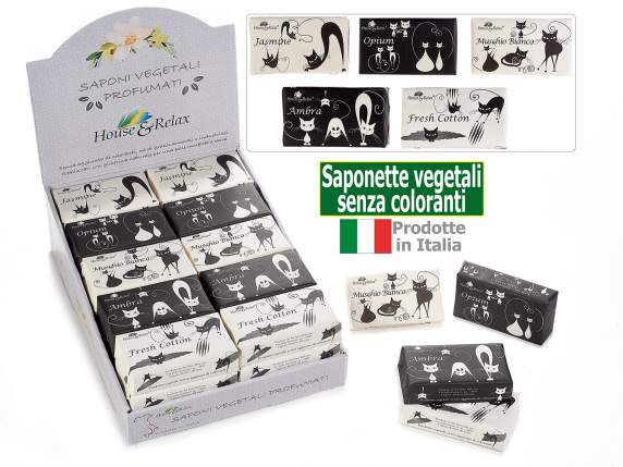 Saponetta vegetale 150gr senza coloranti in espositore