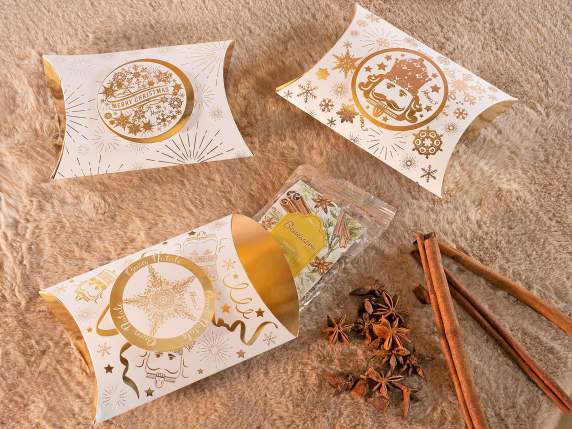 Infuso per tisana 40g in scatola cuscino in carta