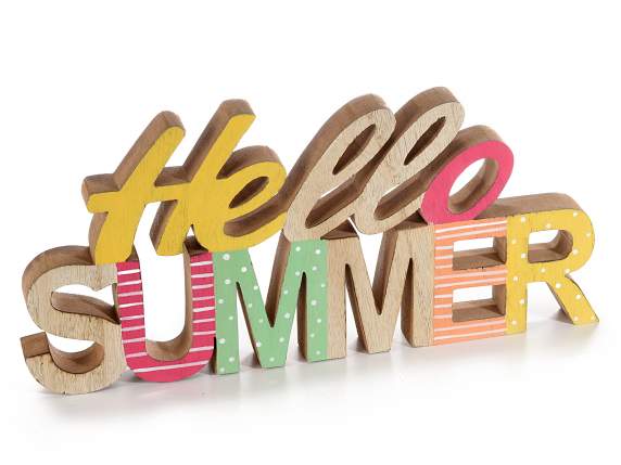 Scritta decorativa in legno 