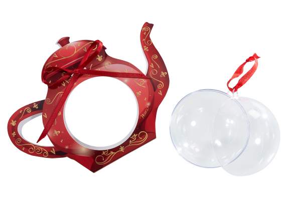 Sfera transparenta deschizabila de calitate alimentara