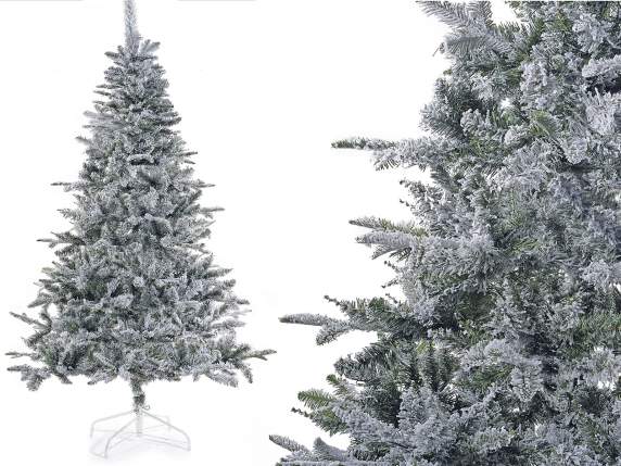 Calgary H240 snow-covered artificial pine with 1379 branches