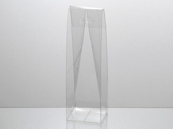 Tall rectangular PET box - food grade