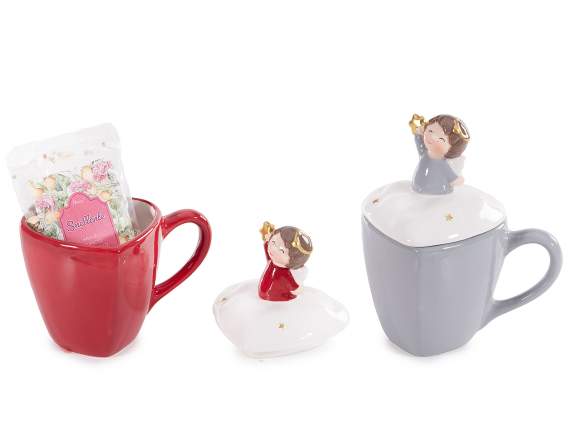 Infusion de tisane 40g en tasse céramique 300ml anges
