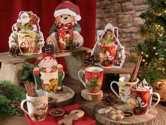 Taza de porcelana navideña 300 ml