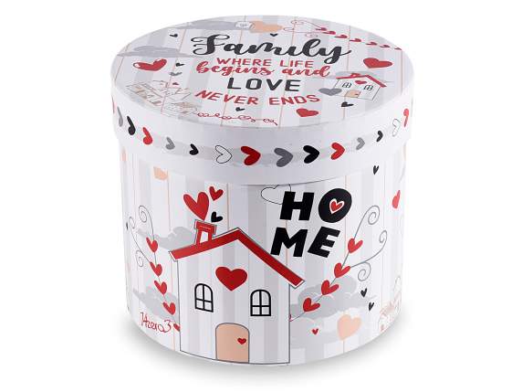 Set de regalo con taza de porcelana decorada 350 ml