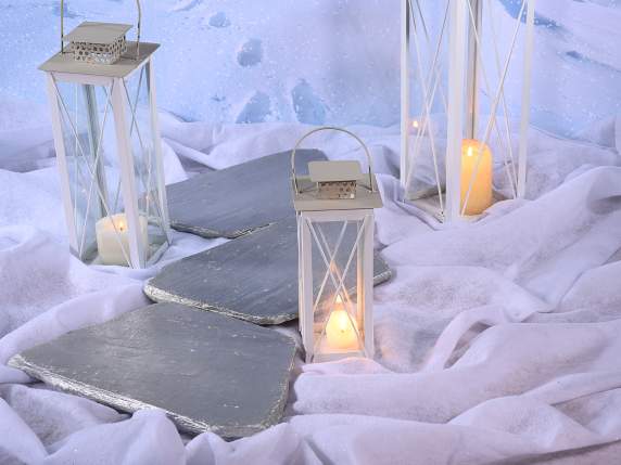 Telo neve artificiale con glitter in poliestere