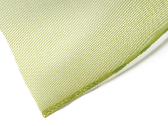 Panglică din organza de 38 mm cu tragere verde de grădină