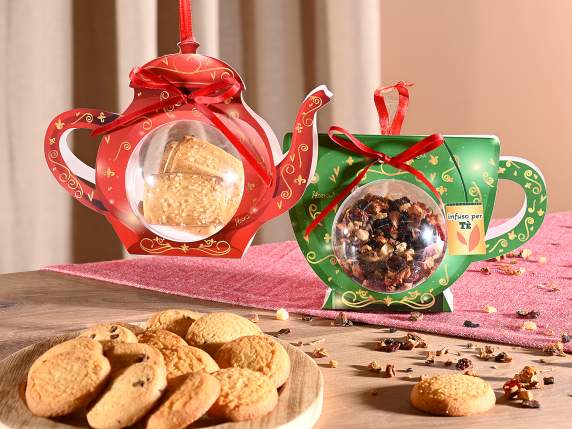 Food grade transparent openable sphere in tea packaging