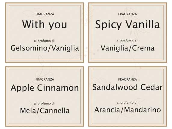Vela perfumada navideña en vaso de cristal