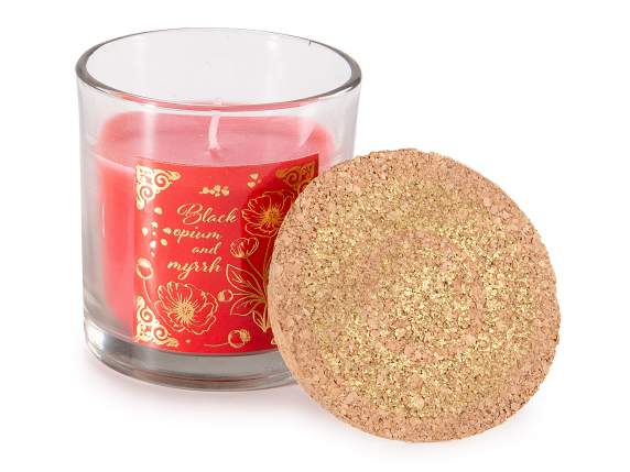 Vela perfumada en tarro de cristal