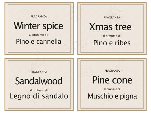 Vela perfumada en tarro de cristal navideño con colgante