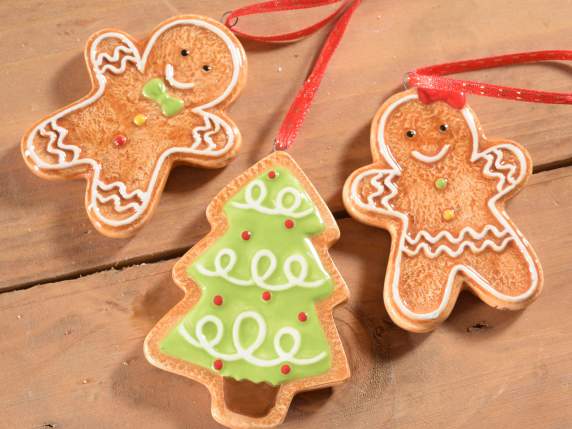 Decoración de cerámica Galletas para colgar