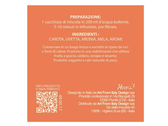 Infusión de hierbas defence en paquete individual de 40g