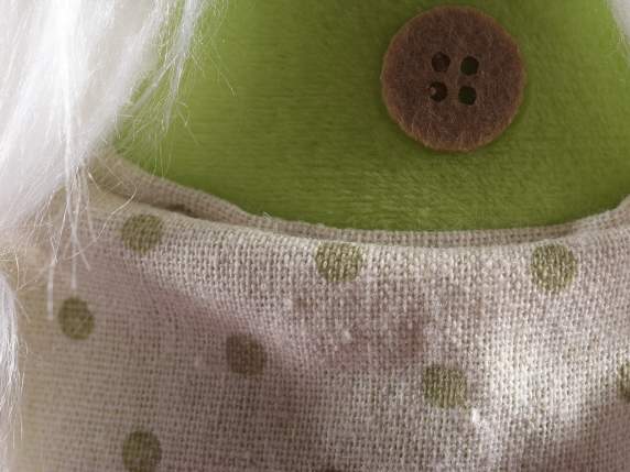 Nain de forêt printanier en tissu rembourré