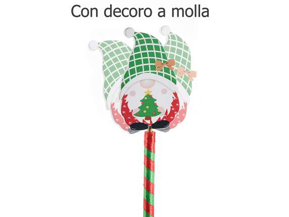 Stylo avec sujet de Noël en résine en présentoir de 24 (54.44.23) - Art  From Italy