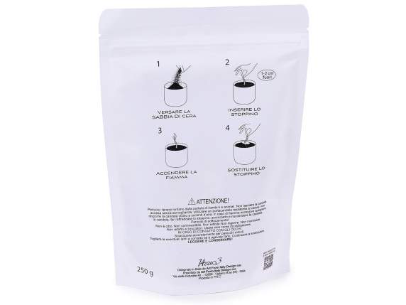 250g pack of colored wax sand
