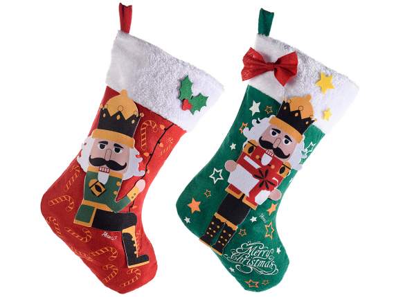 Sweets holder cloth Nutcracker decoration to hang