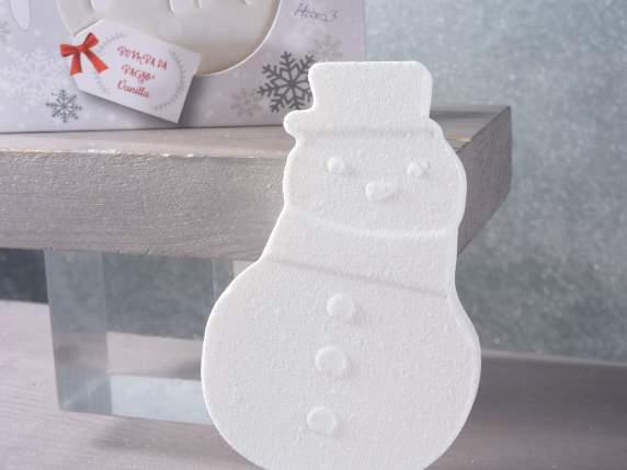 Snow Holiday scented bath bomb in gift box