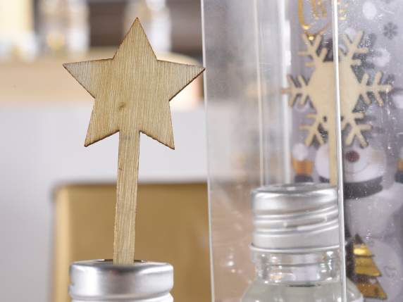 Mini room fragrance 10ml with Christmas stick on display