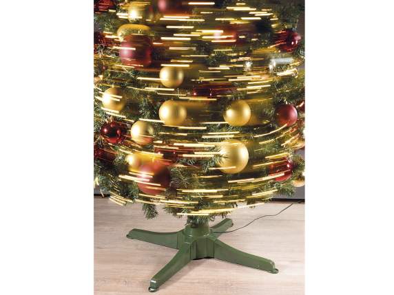 Rotating plastic base for Christmas tree up to 2.10 m H.