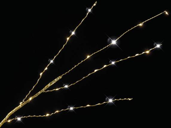 Diamond 2.10H gold tree lights, 1700 warm white LEDs, 272 br