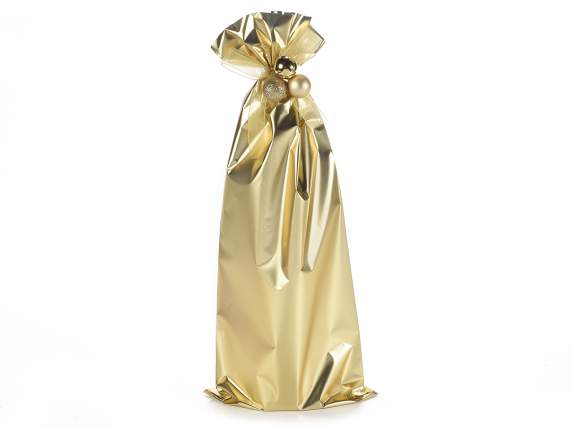 16x45h 45 micron matt gold metallic envelope