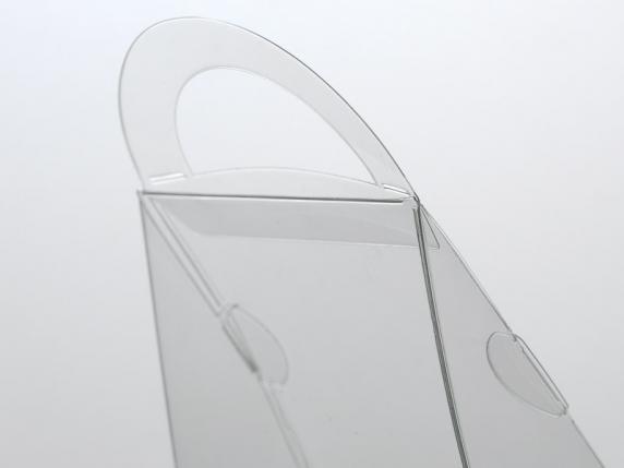 PET bag box with handle - food grade